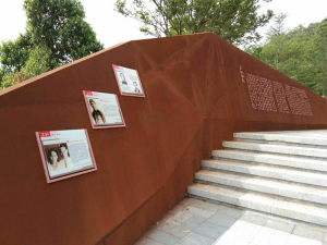 龙圩耐候钢挡土墙